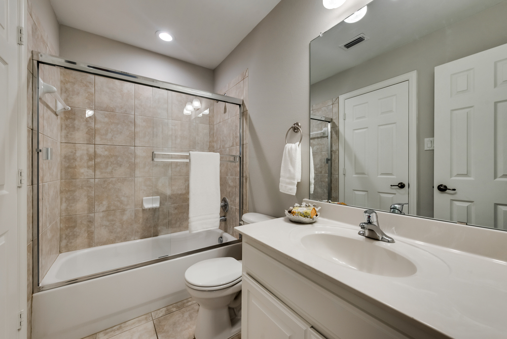    Full Bathroom with Game Room and Bedroom Access 