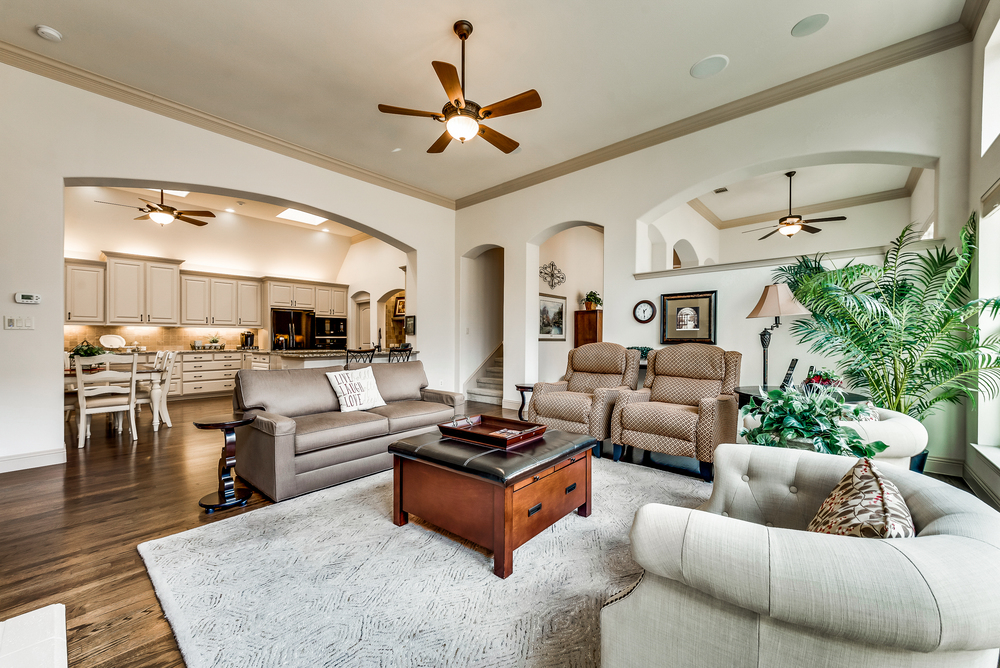    Inviting Family Room is open to Gourmet Kitchen Perfect for Entertaining 