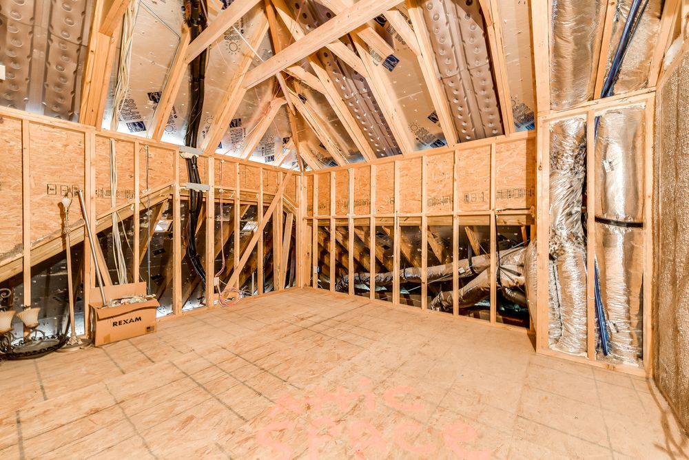    Attic Space Ready to Expand 