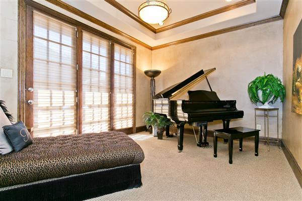    Piano room off foyer 
